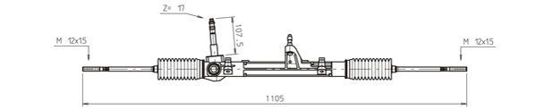 GENERAL RICAMBI Stūres mehānisms FI4101
